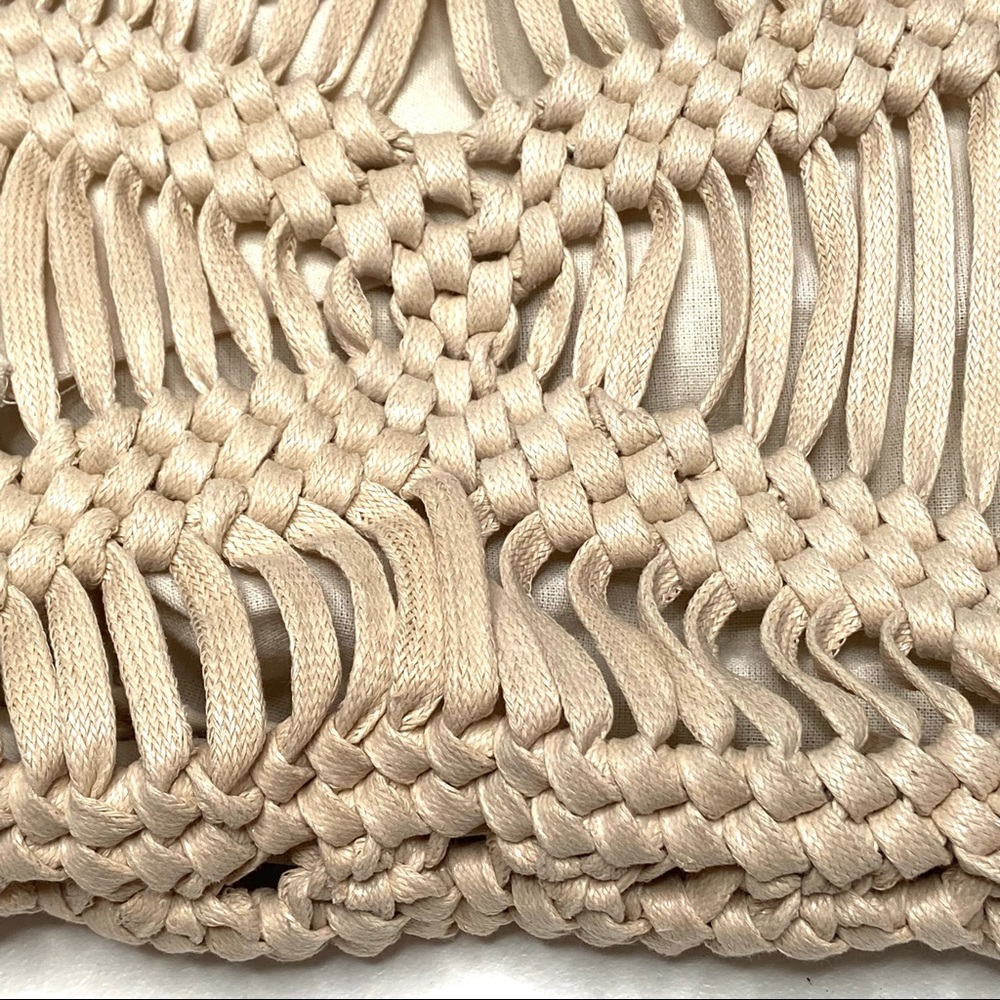 LONDON KAYE Woven Macrame Shoulder Tote Bag - Picture 16 of 16